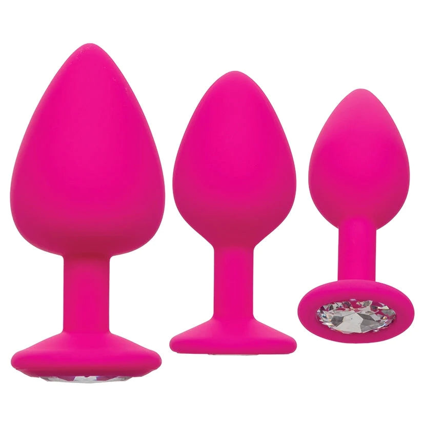 Three Piece booty Plug Set w/ Bullet